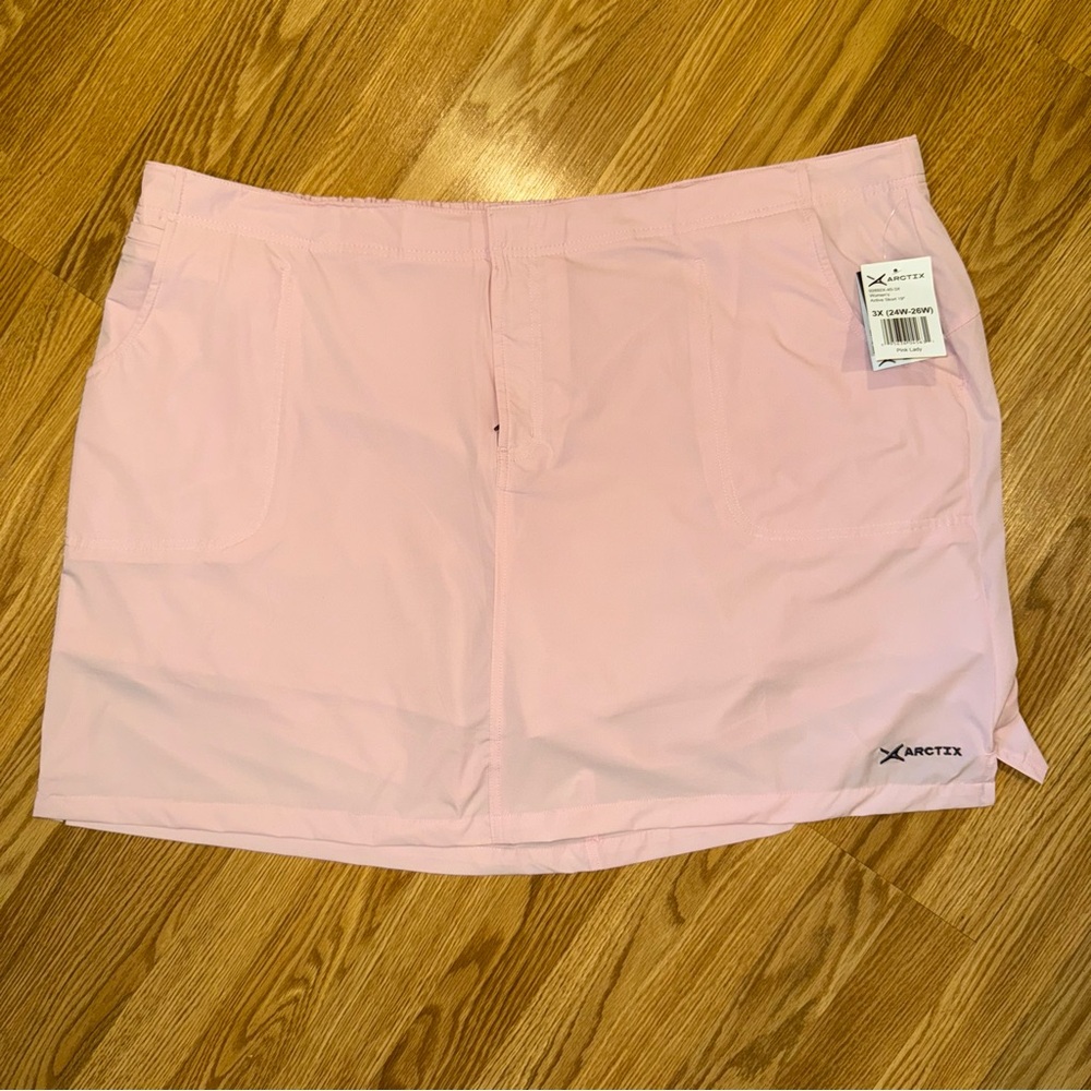 New NWT Arctix Women’s Active Athletic Skort Pink Lady Size 3XL 19” Long